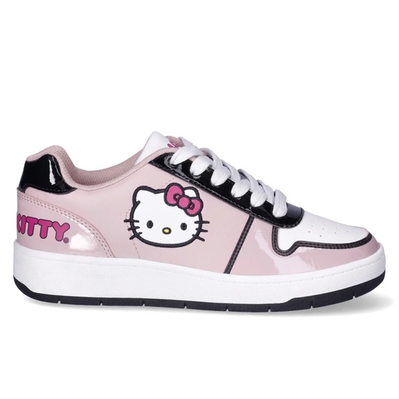 Hello Kitty by Sanrio Women's Pink Casual Court Sneakers - Picture 3 of 5